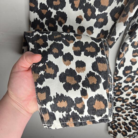 VINTAGE Jeans St Tropez High Rise Animal Print Jeans Size 7 - Picture 4 of 13